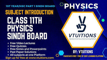 Introduction of Physics XI | 1st Year | HSC Part 1 | Class 11th Sindh Board