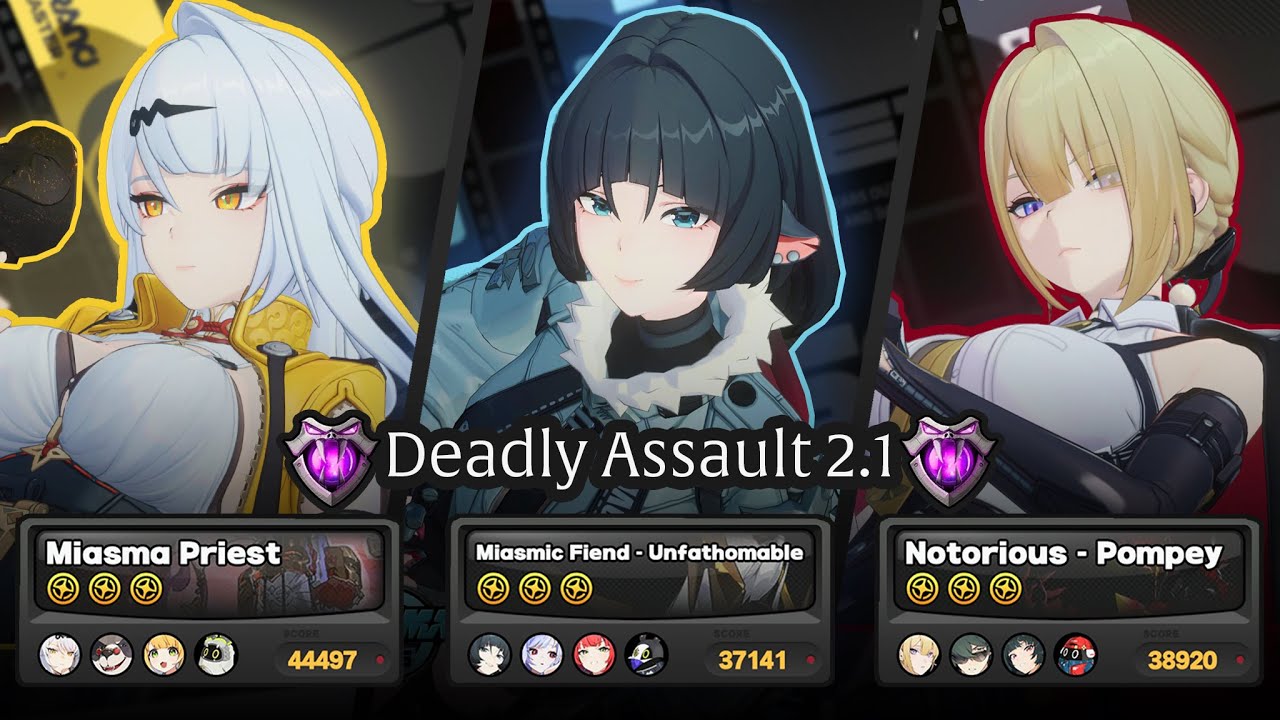 NEW Deadly Assault / Yixuan, Ju Fufu, Pan & Jane, Vivian, Yuzuha & Evelyn, Lighter, Astra / ZZZ 2.1