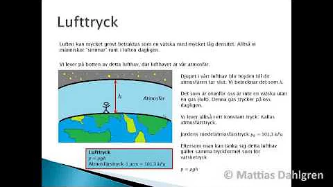 Vad är det för lufttryck?