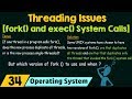 Threading Issues [fork() & exec() System Calls]