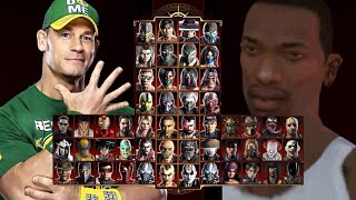 Mortal Kombat 9 - Expert Tag Ladder (JOHN CENA WWE & CJ GTA SA) - Gameplay @(1080p) - 60ᶠᵖˢ ✔