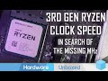 AMD 3rd Gen Ryzen Boost Clock Investigation