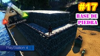 CONSTRUIR CASA DE PIEDRA | ARK Survival Evolved PS4 [#17] | Servidor  Oficial PVE - YouTube