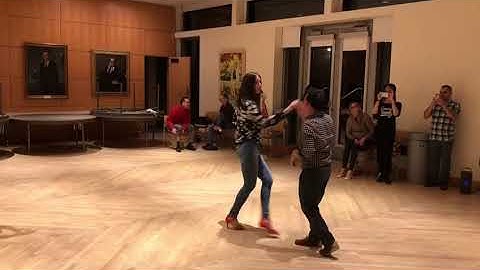 Salsa On2 IntermediateTurn Pattern Combo Partnerwork by Sergio and Sheena #135