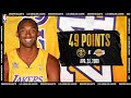 Kobes 49 pts leads lakers to game 2 w  nbatogetherlive classic game