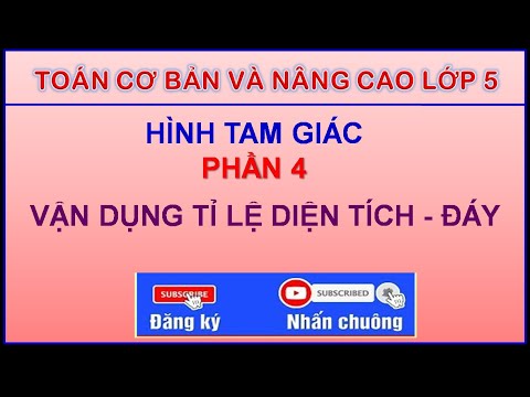 Video Toán cơ bản và nâng cao lớp 5 _HÌNH TAM GIÁC_(P4)_ Một... - YouTube