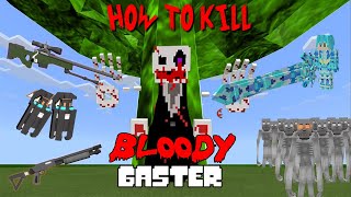 How to Kill Blood Gaster (IS ANYONE STRONG ENOUGH??) [Minecraft PE]