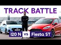 What's FASTER? Hyundai i20 N vs Ford Fiesta ST on track! | 4K