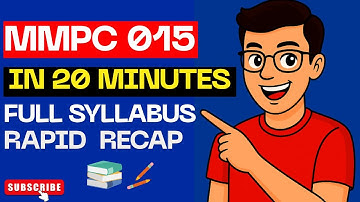 MMPC 015 🔥 Rapid Revision in 20 Mins | IGNOU MBA 2025 Exam Special | HINDI