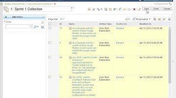 Add Elaborated User Stories and Supporting Requirements to Sprint Collection