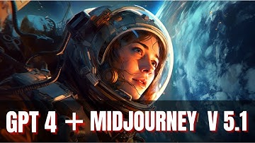 GPT 4 and Midjourney V5 : Become an Expert in Midjourney AI Image Generation #midjourney #gpt4
