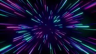 Neon Lines Zoom Background Animation  Screensaver  After Effects