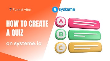How To Create A Quiz Using The Survey Element On Systeme.io (Systeme Tutorial)