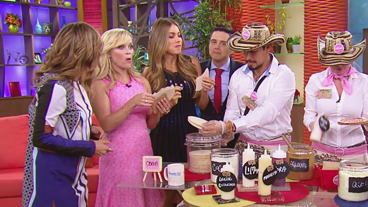 ¡Rompiendo la dieta! Sofía Vergara y Reese Witherspoon saborearon obleas