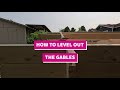 How to Level Out the Gables | Garden Sheds by SolidBuild