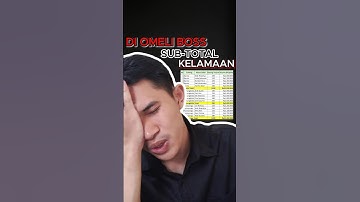 Fitur subtotal microsoft excel | #excel #microsoftexcel #tutorial #subtotal #admin #microsoft #tips