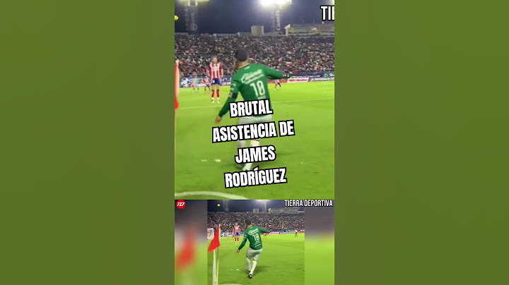 De locos está asistencia de James Rodríguez con León de México, como con la mano
