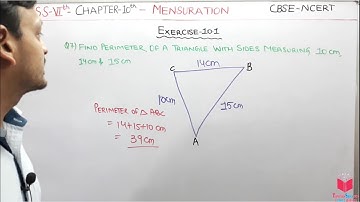 Q7) Ex- 10.1 Class 6 Maths Chapter 10 Mensuration | Maths Class 6 CBSE NCERT In Hindi By Deepak Garg