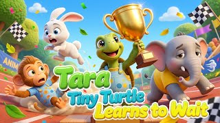 Full Tara the Tiny Turtle Learns to Wait 🐢 | Patience Story & Rhyme for Kids Guide