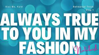 Details Always True to You in My Fashion (ABRSM cut) | NOTEBASH rehearsal track Guide