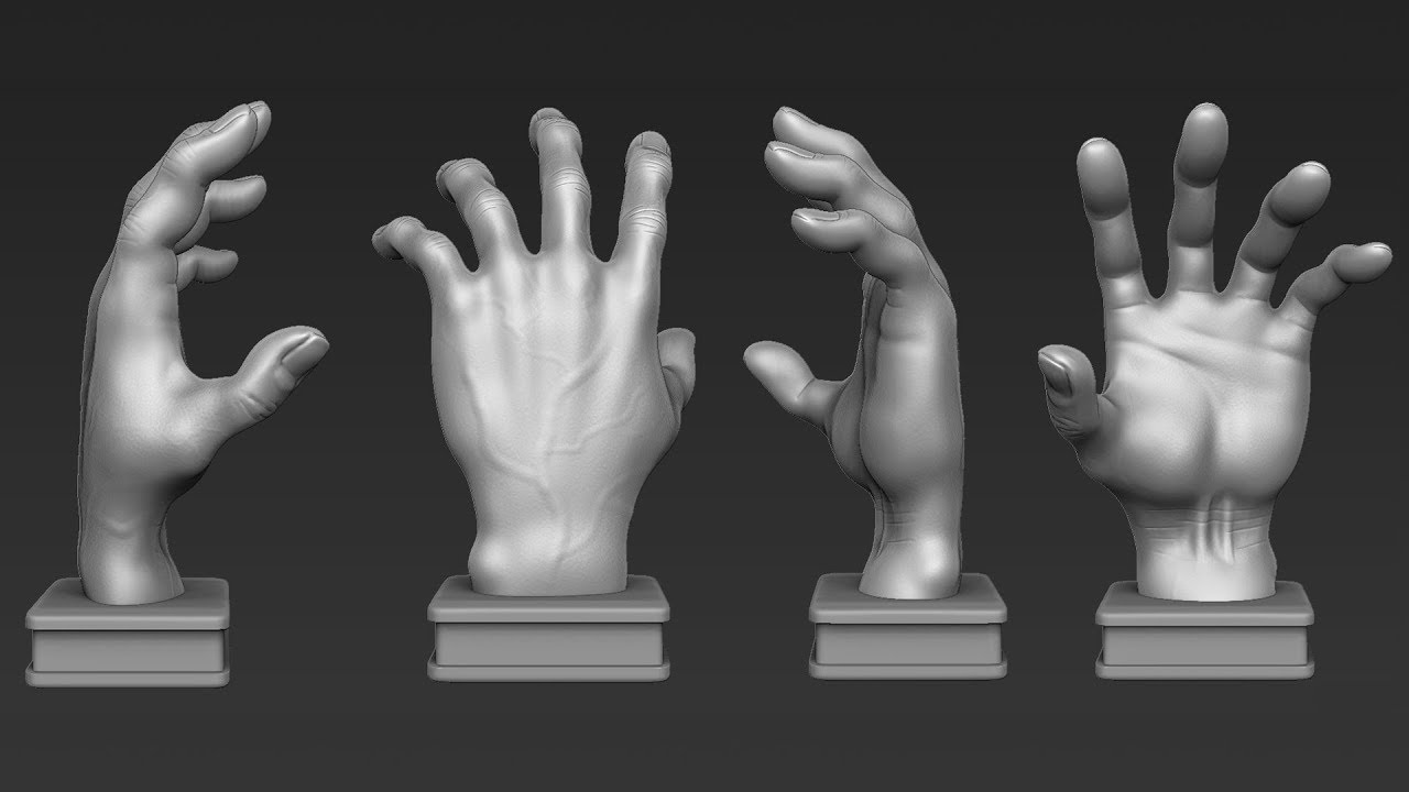 making zbrush sculpts look hand painted