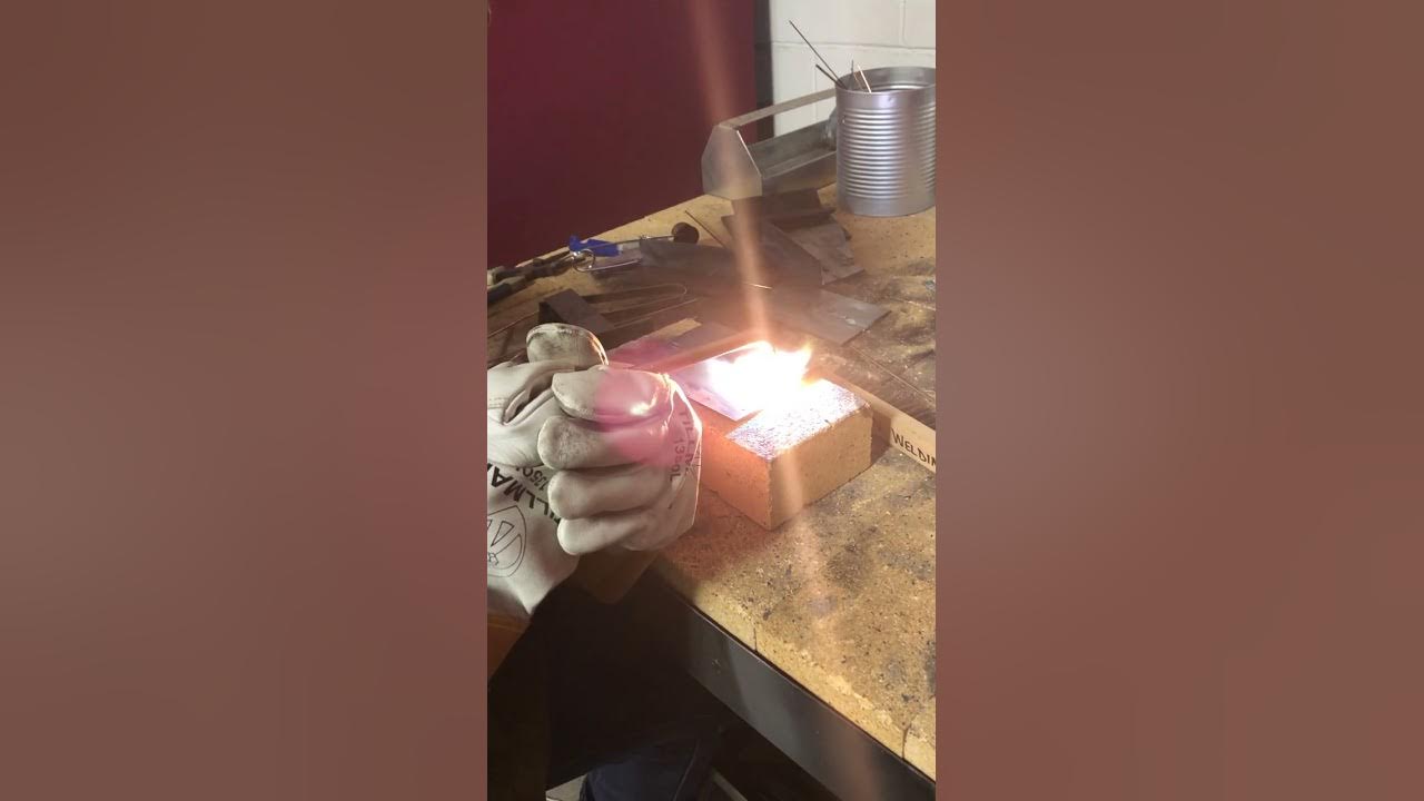 Oxygen acetylene welding Lap joint (Oxy Fuel) YouTube