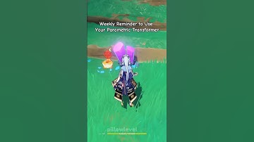 Weekly Reminder Parametric Transformer #genshinimpact #genshinshorts #genshinimpactguide