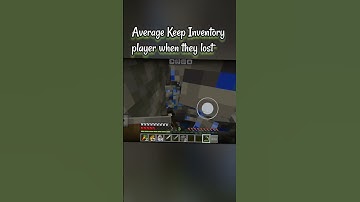 Huh Why Keep Inventory players 😐 #minecraft #keepinventory #shorts