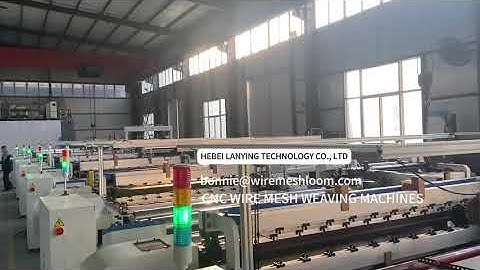 lanying cnc wire mesh weaving machines