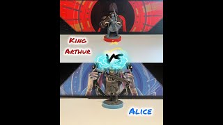 картинка: Бесподобная дуэль #2. Unmatched: Король Артур VS. Алиса