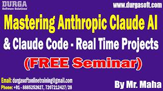 Famous Mastering Anthropic Claude AI & Claude Code (FREE Seminar) tutorials || by Mr. Maha Profile