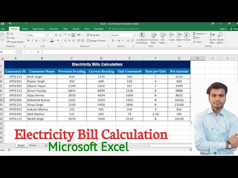 Electricity bill calculation