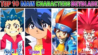 Top 10 Main Characters In Beyblade All Series Beyblade Beyblade Metal Burst 