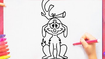 how to draw MAX from the GRINCH easy