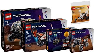 All LEGO Technic Space sets 2024 Compilation/Collection Speed Build