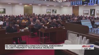 NC House approves constitutional amendment to limit property tax revenue increase