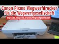 Canon Pixma Wegwerfdrucker für die Wegwerfgesellschaft 😕️ Drucker druckt nicht mehr