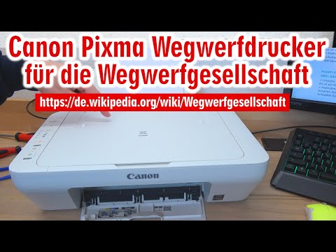 Canon Pixma Wegwerfdrucker für die Wegwerfgesellschaft ?️ Drucker druckt nicht mehr