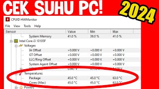 Cara Mengecek dan Memantau Suhu Komputer di Windows 2024