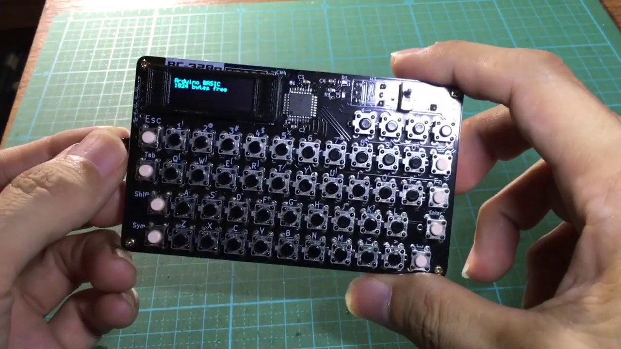 Arduino用BASIC内蔵 Pocket Computer - YouTube