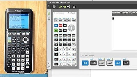 TI-84 Plus CE Python Graphing Calculator: Checking Your OS Version