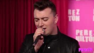 Video thumbnail of "Naughty Boy ft. Sam Smith - "LA LA LA" (Acoustic Perez Hilton Performance)"