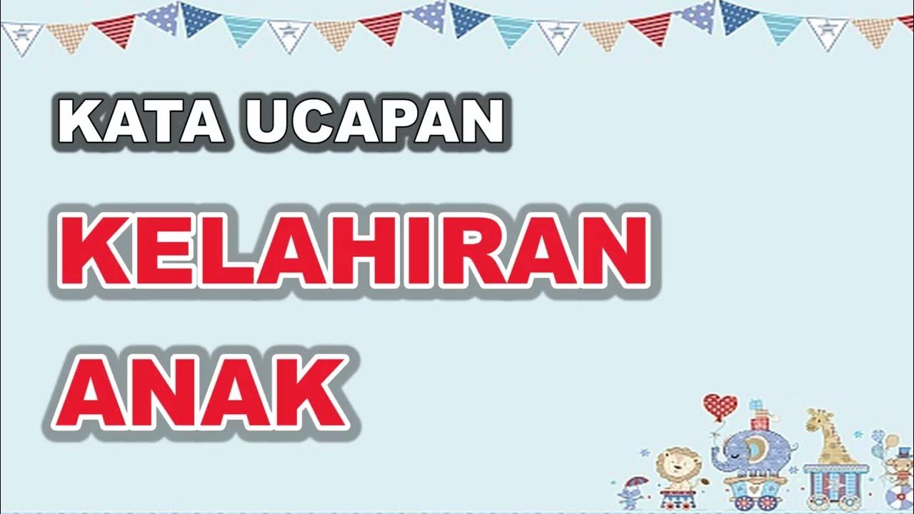 Ucapan kelahiran bayi islami