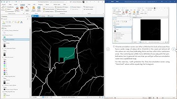 Hydrology in ArcGIS Pro, Lab Exercise 6: Creating a Flow Accumulation Raster