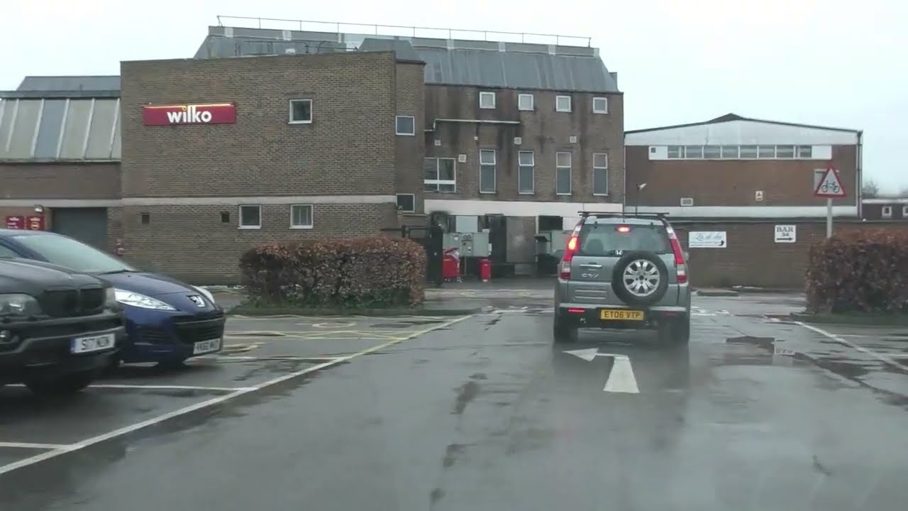 Андовер. Поездка от автовокзала через Таун Миллс. До изменений. 04.02.2019.