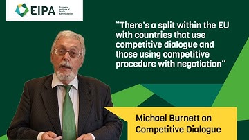 Michael Burnett on Competitive Dialogue and the Competitive Procedure with Negotiation