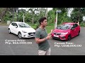 Autobuyers - AG Puyat - Honda Jazz RS and Mazda 2 - Comparo