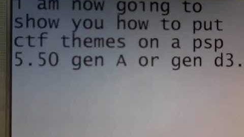 how to put ctf themes on psp