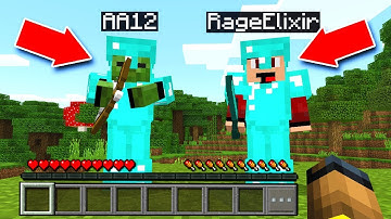 RageElixir & AA12 Challenged us to a battle... | Minecraft Pocket Edition (Insane Skyblock) [1]