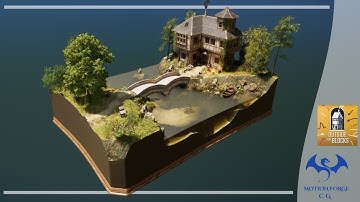 Timelapse Creation - Old Country House by a River - Outside the blocks